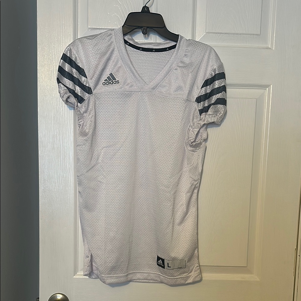 Adidas White and Black Kids Jersey